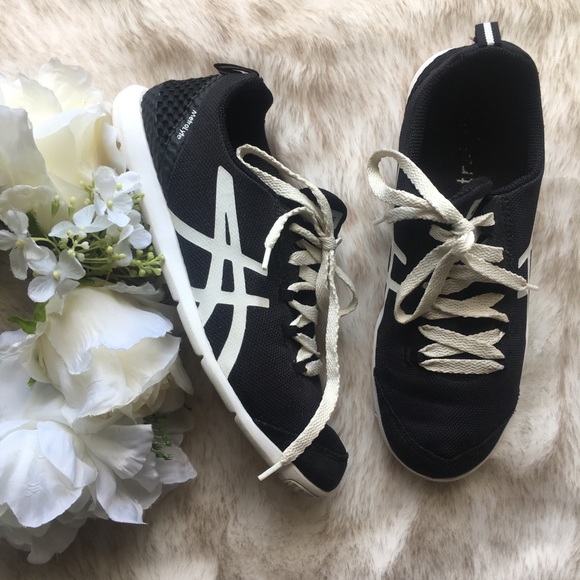 Asics Shoes - ASICS // Black, White Metrolyte Walking Sneakers
